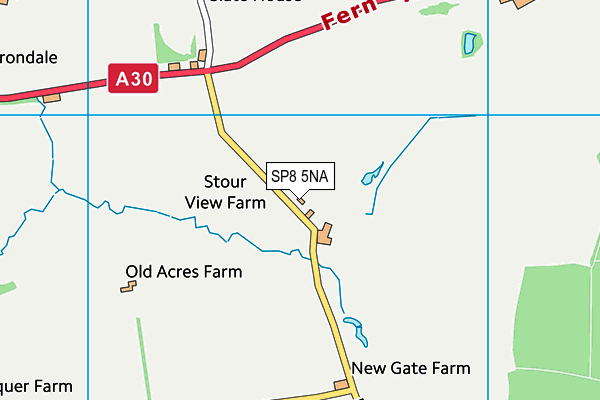 SP8 5NA map - OS VectorMap District (Ordnance Survey)