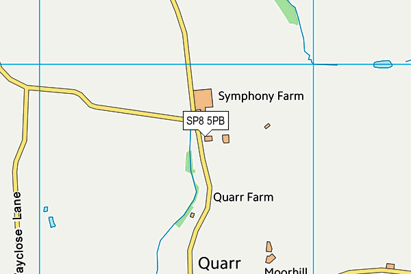 SP8 5PB map - OS VectorMap District (Ordnance Survey)