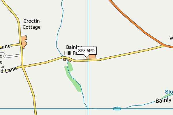 SP8 5PD map - OS VectorMap District (Ordnance Survey)