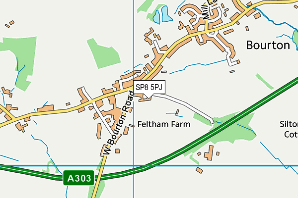 SP8 5PJ map - OS VectorMap District (Ordnance Survey)