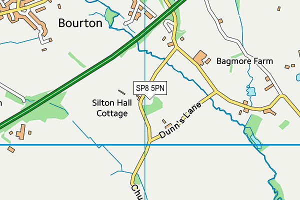 SP8 5PN map - OS VectorMap District (Ordnance Survey)