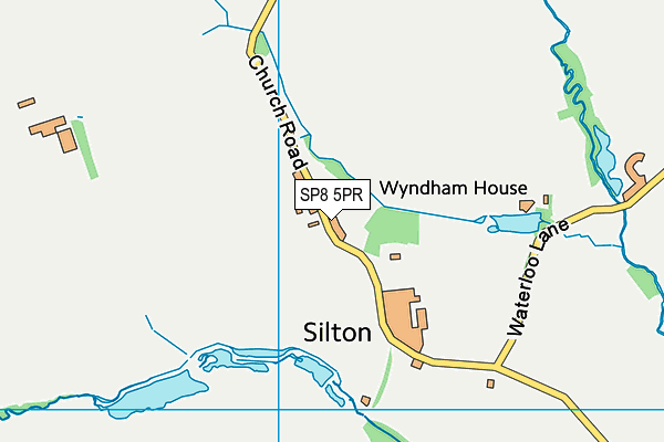 SP8 5PR map - OS VectorMap District (Ordnance Survey)