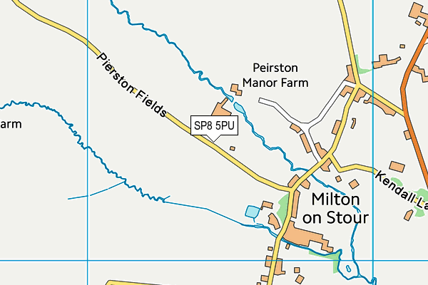 SP8 5PU map - OS VectorMap District (Ordnance Survey)