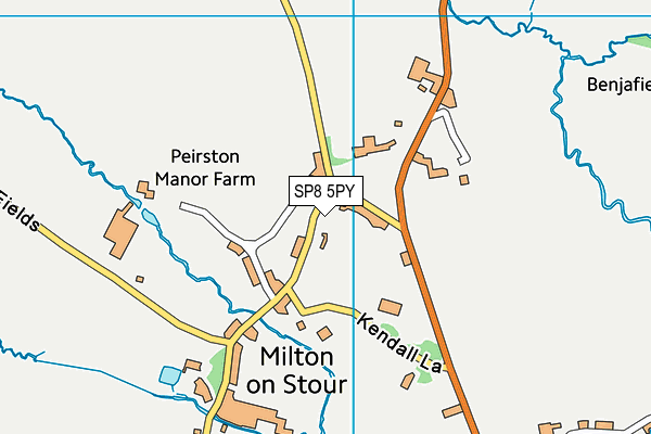 SP8 5PY map - OS VectorMap District (Ordnance Survey)