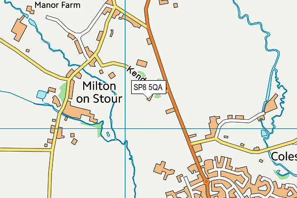 SP8 5QA map - OS VectorMap District (Ordnance Survey)