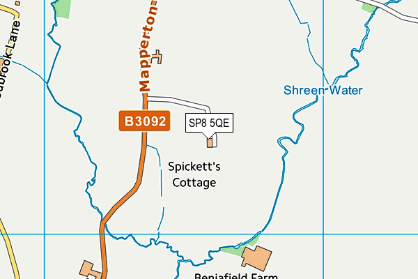 SP8 5QE map - OS VectorMap District (Ordnance Survey)