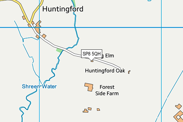 SP8 5QH map - OS VectorMap District (Ordnance Survey)