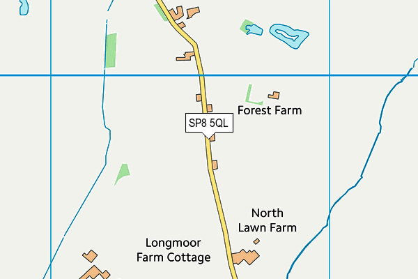 SP8 5QL map - OS VectorMap District (Ordnance Survey)