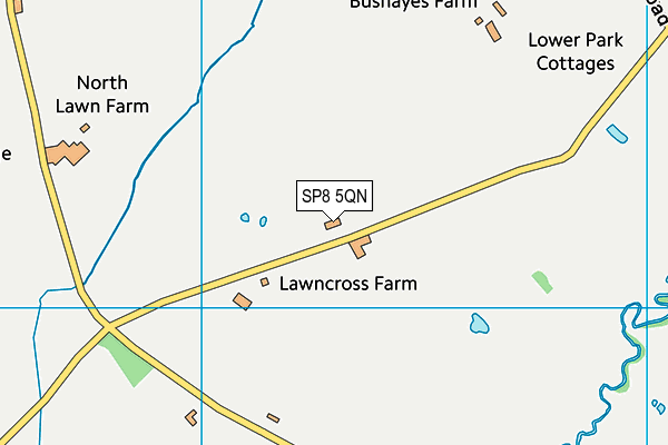 SP8 5QN map - OS VectorMap District (Ordnance Survey)