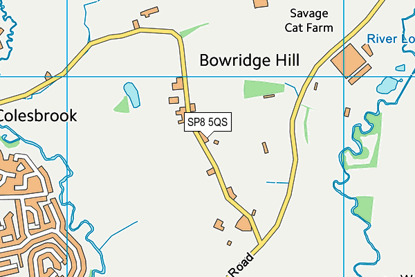 SP8 5QS map - OS VectorMap District (Ordnance Survey)