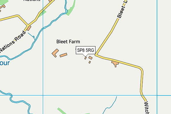 SP8 5RG map - OS VectorMap District (Ordnance Survey)