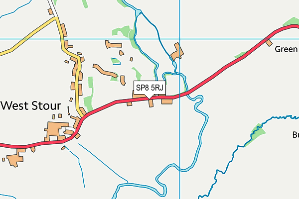 SP8 5RJ map - OS VectorMap District (Ordnance Survey)