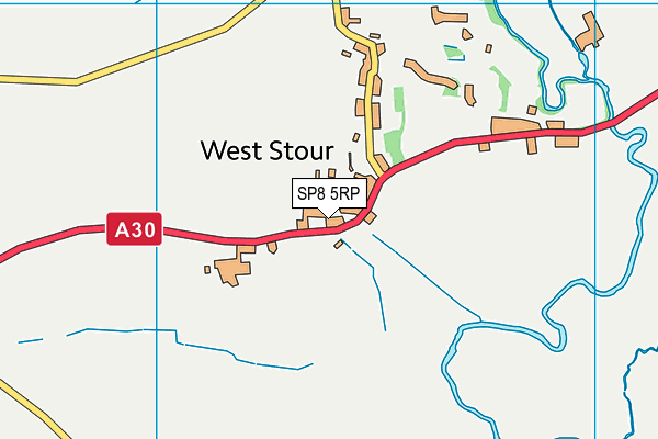 SP8 5RP map - OS VectorMap District (Ordnance Survey)