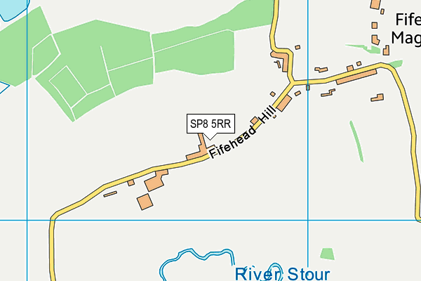 SP8 5RR map - OS VectorMap District (Ordnance Survey)