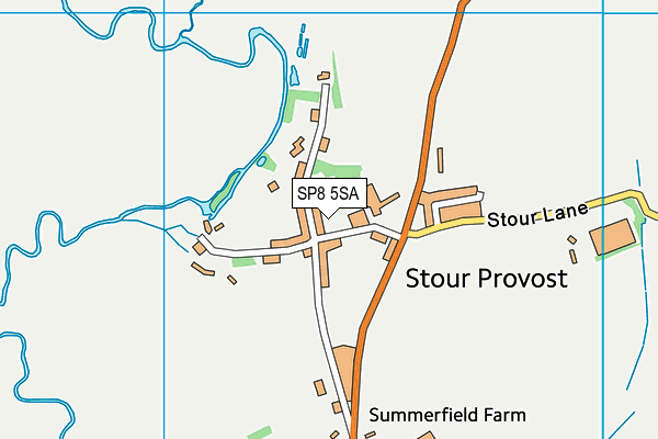 SP8 5SA map - OS VectorMap District (Ordnance Survey)