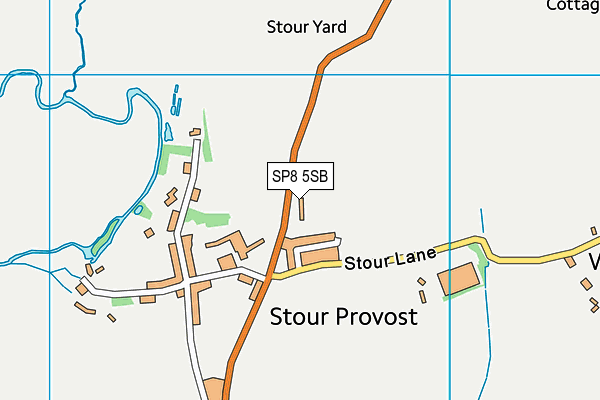 SP8 5SB map - OS VectorMap District (Ordnance Survey)