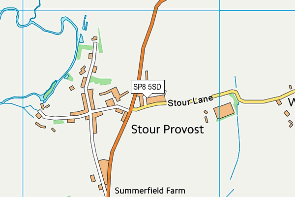 SP8 5SD map - OS VectorMap District (Ordnance Survey)