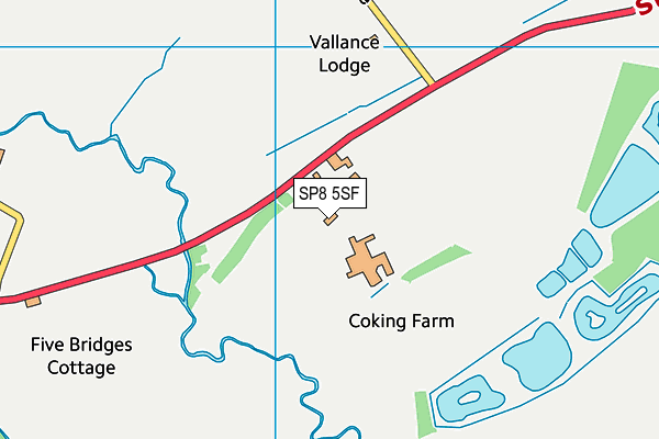 SP8 5SF map - OS VectorMap District (Ordnance Survey)