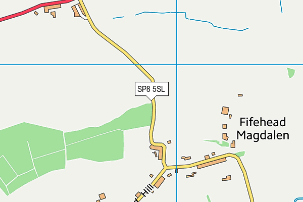 SP8 5SL map - OS VectorMap District (Ordnance Survey)