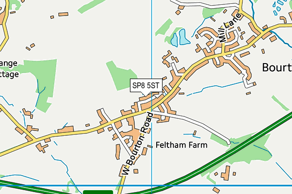 SP8 5ST map - OS VectorMap District (Ordnance Survey)