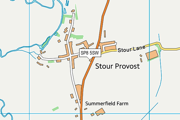 SP8 5SW map - OS VectorMap District (Ordnance Survey)