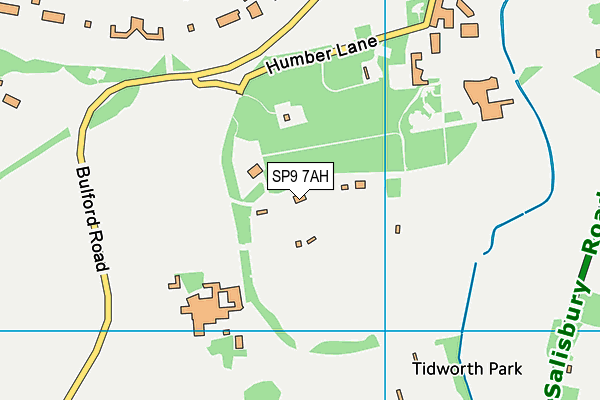 Arcot Road (Aspire Defence Ground) map (SP9 7AH) - OS VectorMap District (Ordnance Survey)
