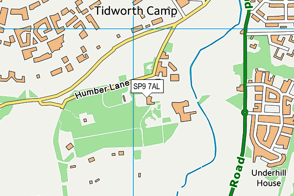 SP9 7AL map - OS VectorMap District (Ordnance Survey)