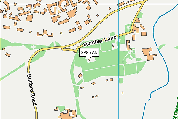 SP9 7AN map - OS VectorMap District (Ordnance Survey)