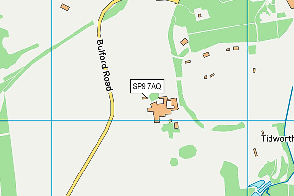 SP9 7AQ map - OS VectorMap District (Ordnance Survey)