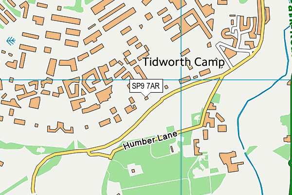 SP9 7AR map - OS VectorMap District (Ordnance Survey)