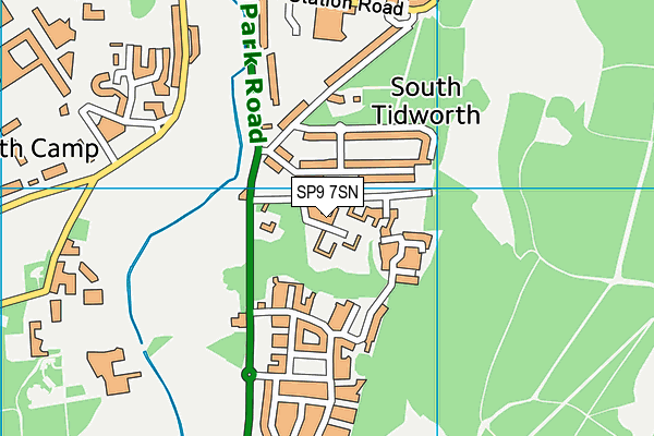 SP9 7SN map - OS VectorMap District (Ordnance Survey)