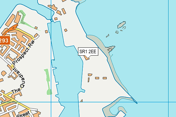 SR1 2EE map - OS VectorMap District (Ordnance Survey)