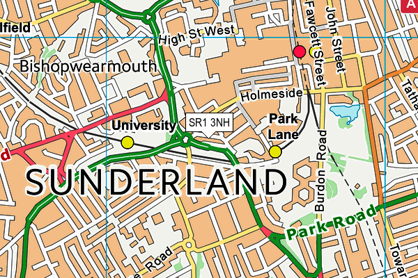 Map of NORTH EAST DRIVEWAY & HOME IMPROVEMENT LTD at district scale