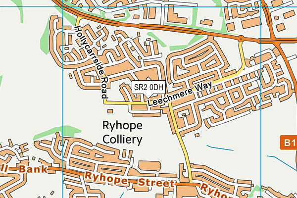 Ryhope Reclamation Site map (SR2 0DH) - OS VectorMap District (Ordnance Survey)