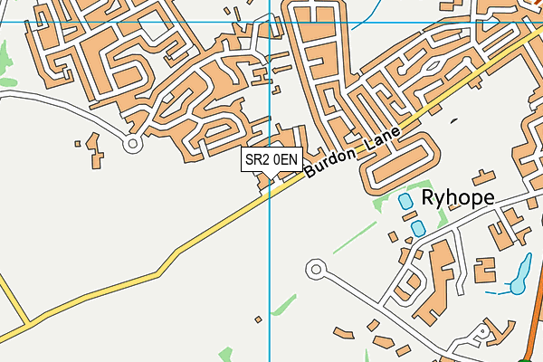 SR2 0EN map - OS VectorMap District (Ordnance Survey)