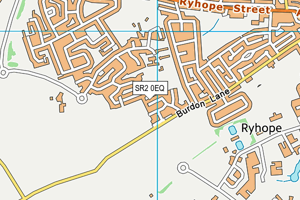 SR2 0EQ map - OS VectorMap District (Ordnance Survey)