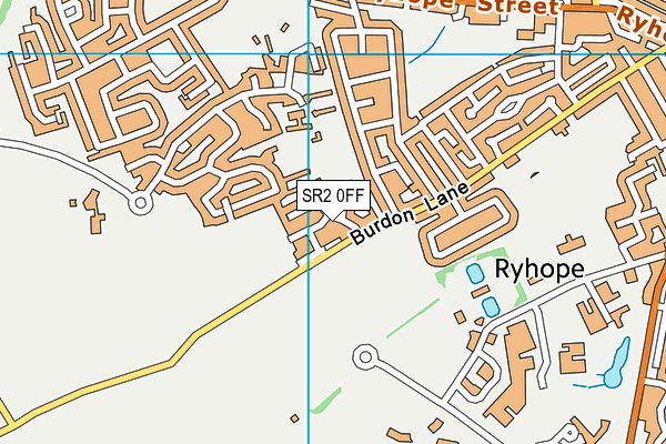 SR2 0FF map - OS VectorMap District (Ordnance Survey)