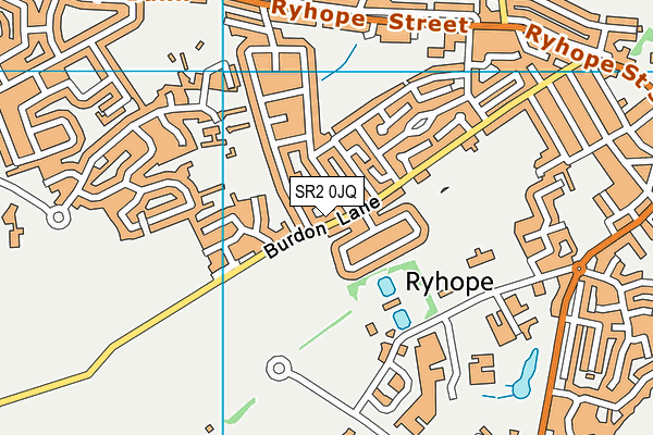 SR2 0JQ map - OS VectorMap District (Ordnance Survey)