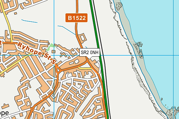 SR2 0NH map - OS VectorMap District (Ordnance Survey)