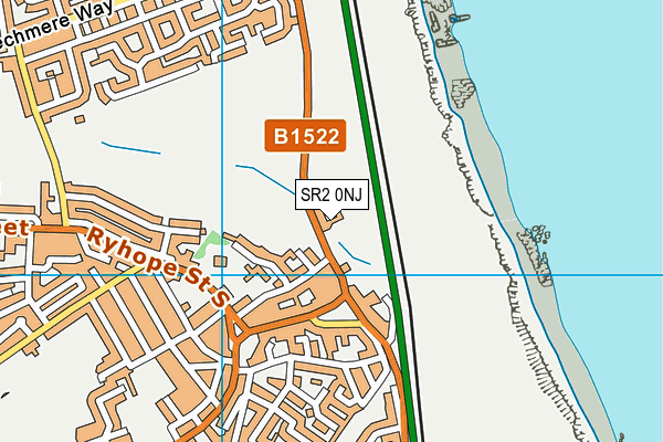 SR2 0NJ map - OS VectorMap District (Ordnance Survey)