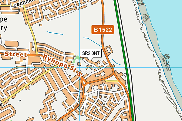 SR2 0NT map - OS VectorMap District (Ordnance Survey)