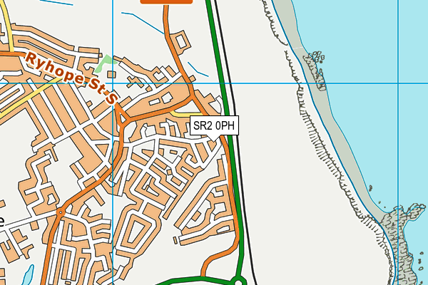 SR2 0PH map - OS VectorMap District (Ordnance Survey)