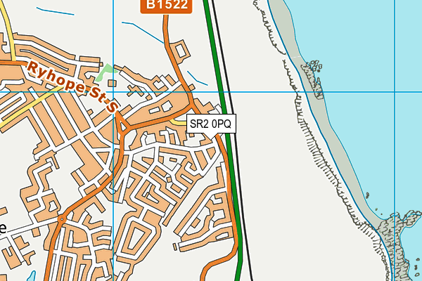 SR2 0PQ map - OS VectorMap District (Ordnance Survey)