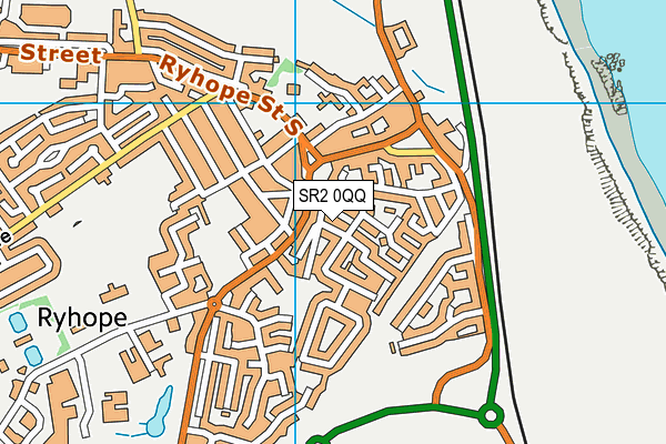 SR2 0QQ map - OS VectorMap District (Ordnance Survey)