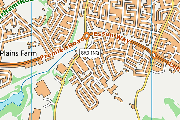 SR3 1NQ map - OS VectorMap District (Ordnance Survey)