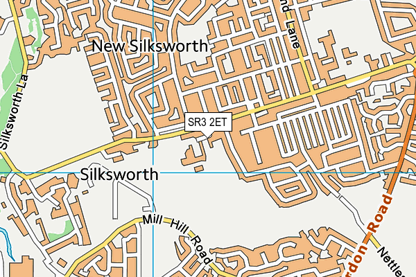 SR3 2ET map - OS VectorMap District (Ordnance Survey)