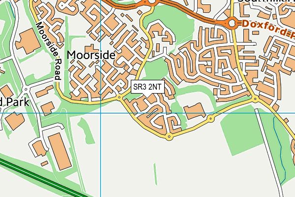 SR3 2NT map - OS VectorMap District (Ordnance Survey)