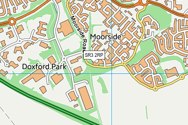 SR3 2RP map - OS VectorMap District (Ordnance Survey)