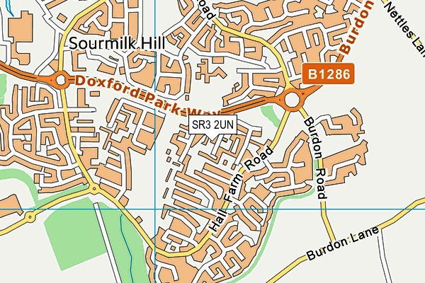 SR3 2UN map - OS VectorMap District (Ordnance Survey)