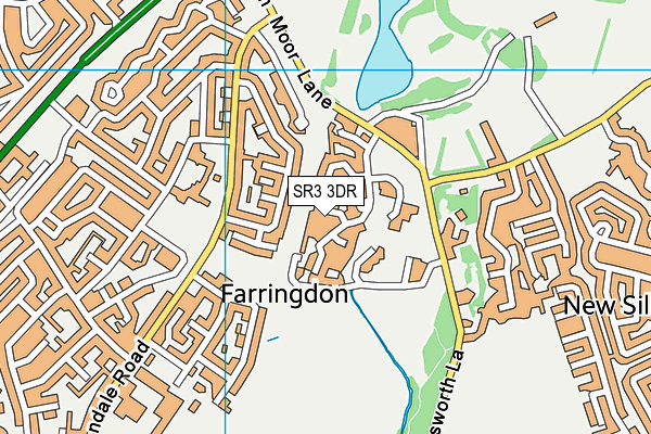 SR3 3DR map - OS VectorMap District (Ordnance Survey)